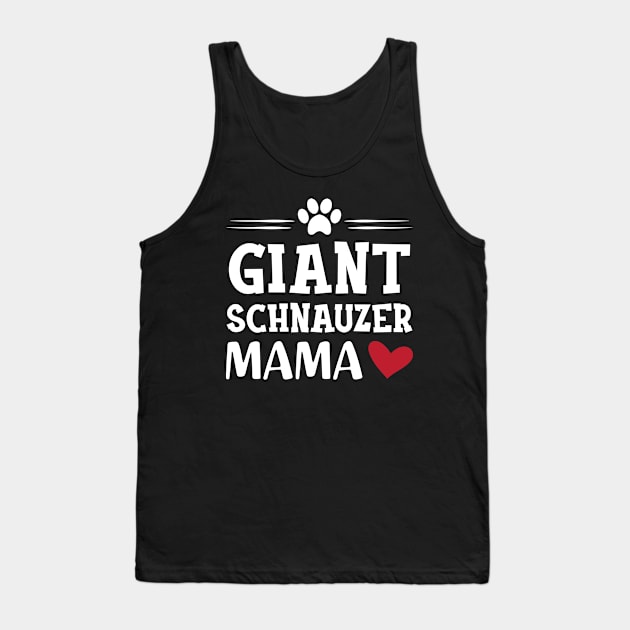 Giant schnauzer mama Tank Top by KC Happy Shop